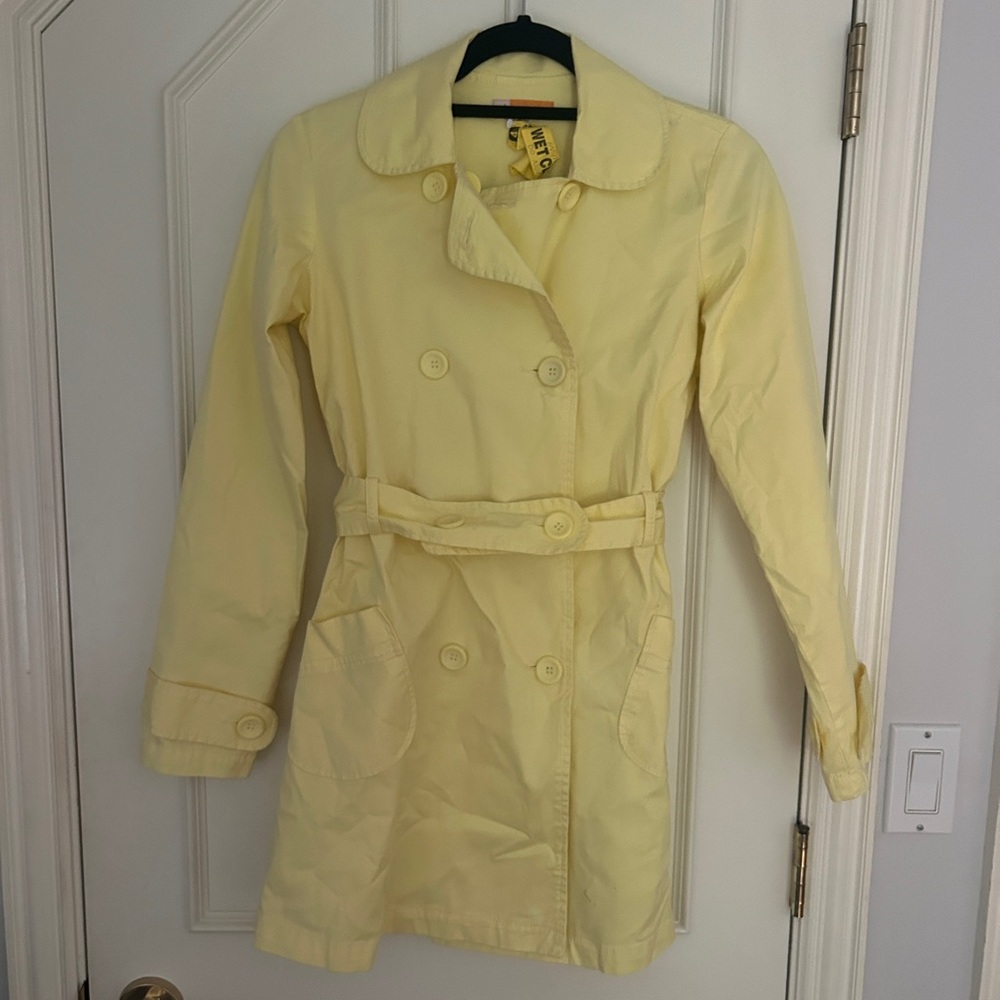 Tulle button front jacket